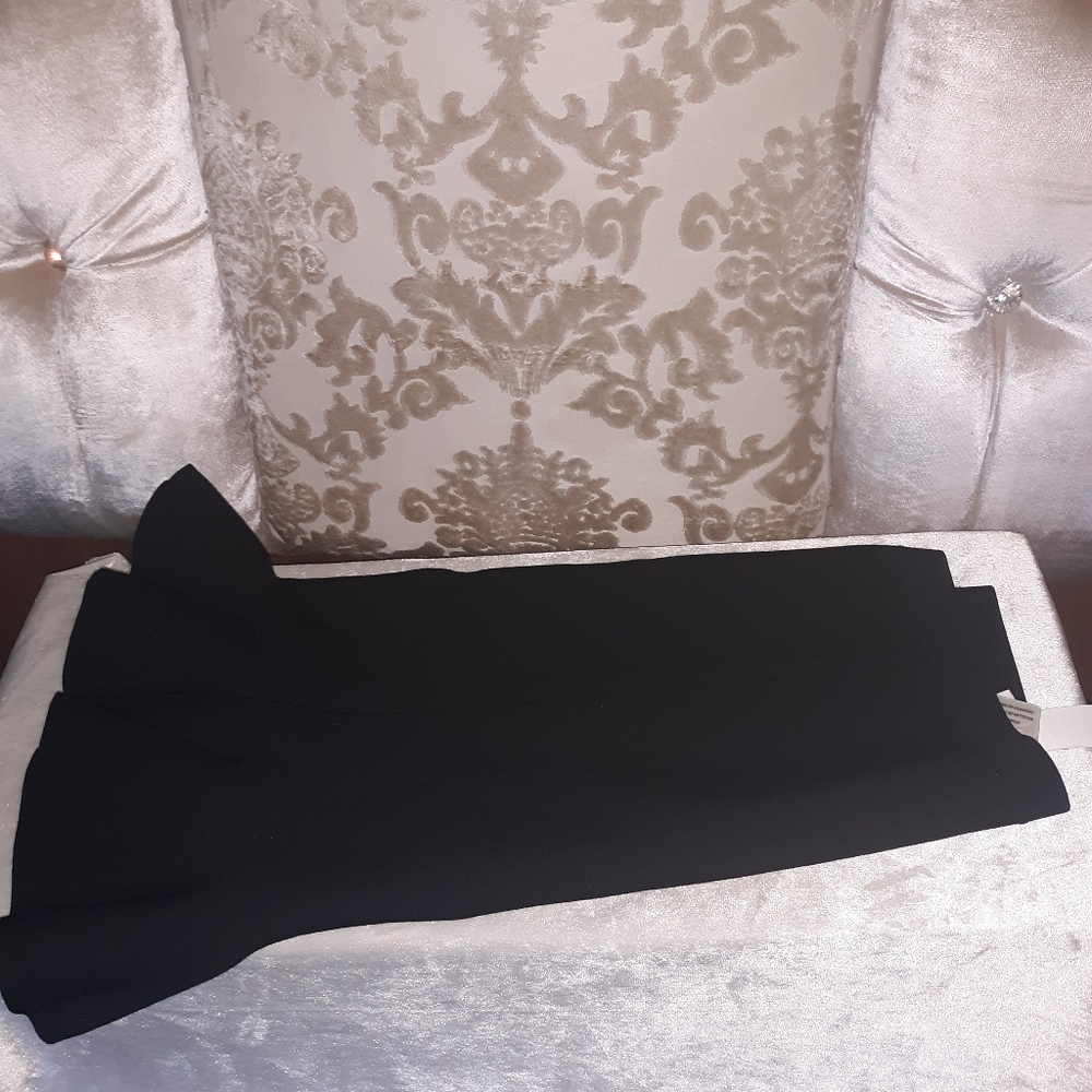 Michael kors black ruffle skirt size large